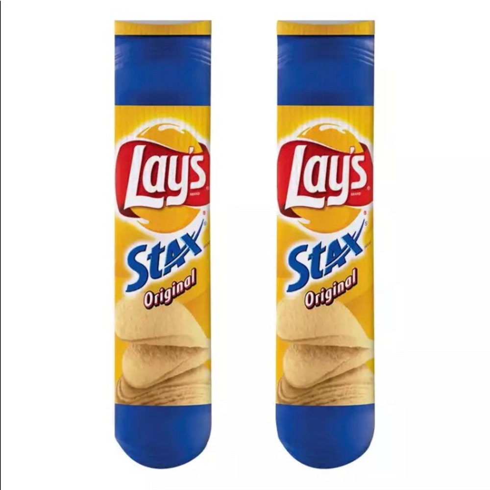 Lays Original Stax Can Fun Socks